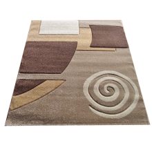 Brown csigás bézs barna szőnyeg 150x230 cm