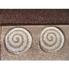 Brown csigás bézs barna szőnyeg 150x230 cm