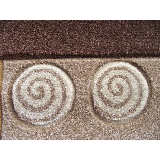 Brown csigás bézs barna szőnyeg 150x230 cm