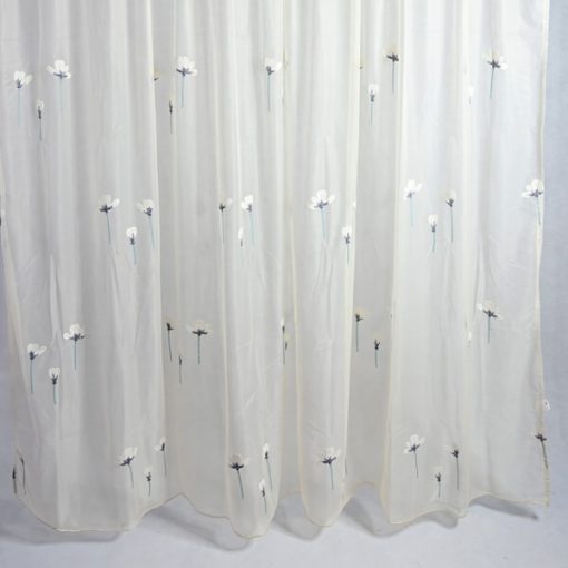 Zsuzsi Krém Organza Készfüggöny csiptetős és bujtatós 300 x 250 cm