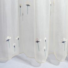 Zsuzsi Krém Organza Készfüggöny csiptetős és bujtatós 300 x 250 cm