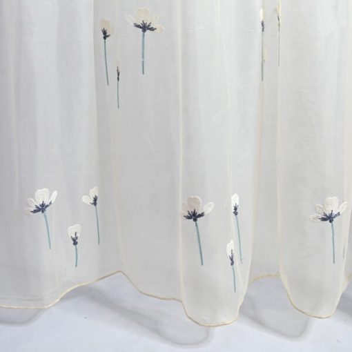 Zsuzsi Krém Organza Készfüggöny csiptetős és bujtatós 300 x 250 cm