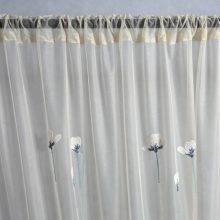 Zsuzsi Krém Organza Készfüggöny csiptetős és bujtatós 300 x 250 cm