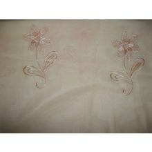 Döníz Krém Bézs Organza Függöny csiptetős + bujtatós 300 x 250 cm