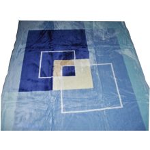 Malita Krém-Kék Pléd Ágytakaró  150 x 200 cm