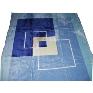 Malita Krém-Kék Pléd Ágytakaró  150 x 200 cm