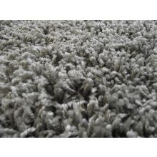 Fürtöcske Shaggy szőnyeg Ezüst szürke Fekete 200 x 300 cm