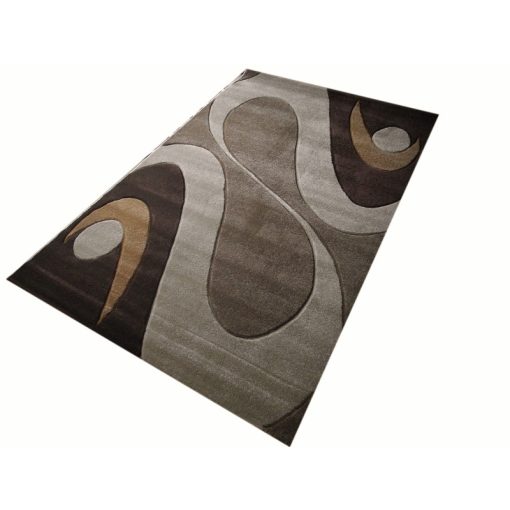 Elia  Barna Domború Bézs Nyírt Szőnyeg 250 x 350 cm