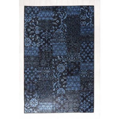 Ciprienn Klasszikus Szőnyeg Kék Patchwork
