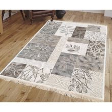 Dynamic krém barna szürke Szőnyeg