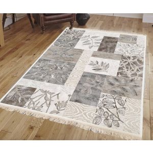 Dynamic krém barna szürke Szőnyeg