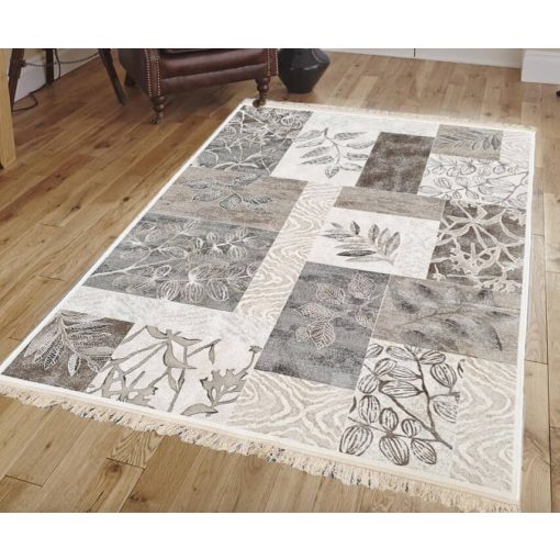 Dynamic krém barna szürke Szőnyeg