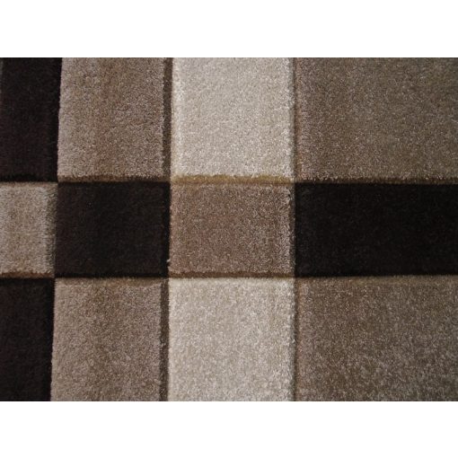 Henna Nyírt barna-bézs szőnyeg 80x150cm