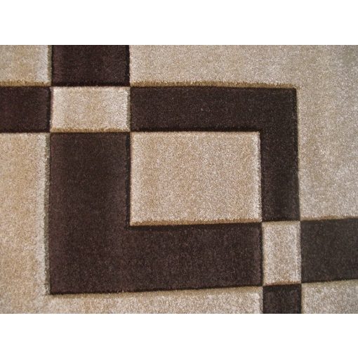 Henna Nyírt barna-bézs szőnyeg 80x150cm