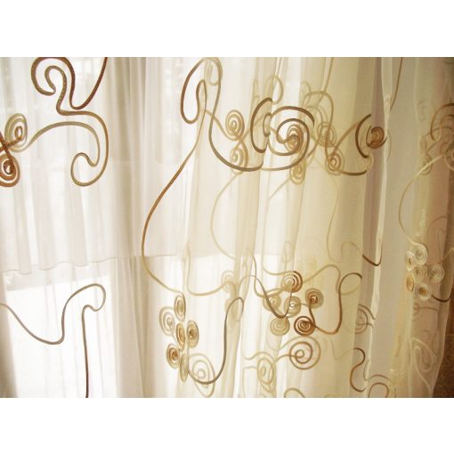Emma Arany Bézs Organza függöny 300 x 250 cm