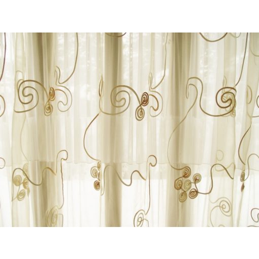 Emma Arany Bézs Organza függöny 300 x 250 cm