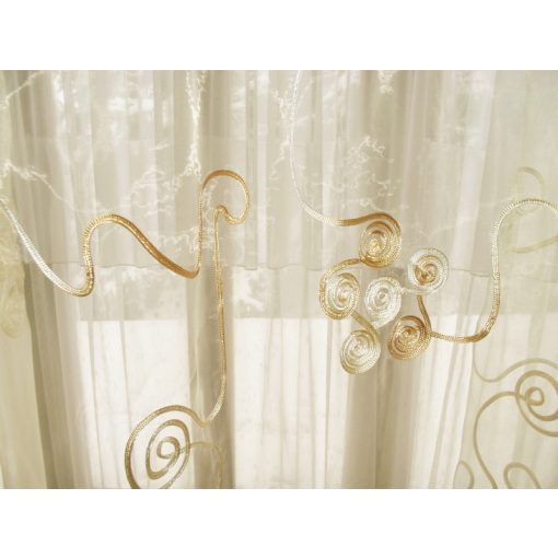 Emma Arany Bézs Organza függöny 300 x 250 cm