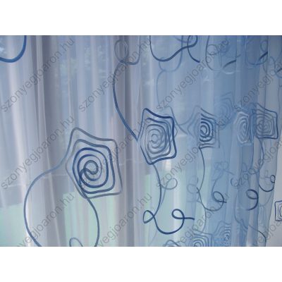 Kendall Modern Kék Organza Függöny 250 x 300 cm