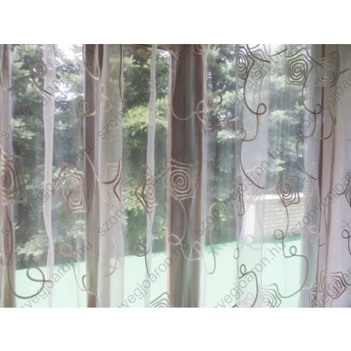 Danrell Fehér Organza Függöny 250 x 300 cm