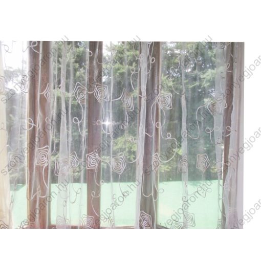 Danrell Fehér Organza Függöny 250 x 300 cm