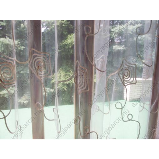 Danrell Fehér Organza Függöny 250 x 300 cm