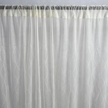 Iringó Krém Organza függöny csiptetős + bujtatós 300 x 250 cm