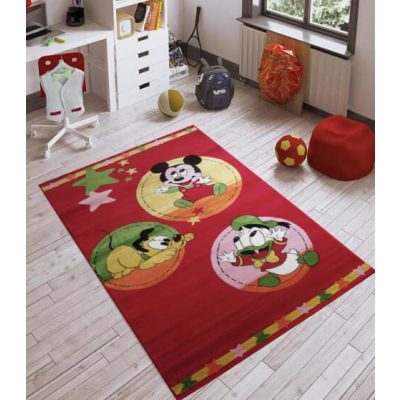 Mickey Piros gyerekszőnyeg 200 x 300 cm