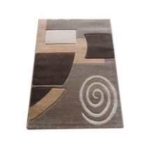 Floriana Nyírt Barna Krém Futószőnyeg 80 x 300 cm