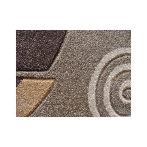 Floriana Nyírt Barna Krém Futószőnyeg 80 x 300 cm