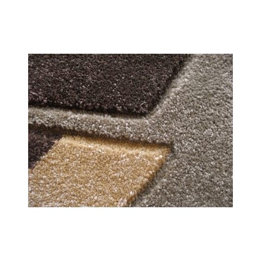 Floriana Nyírt Barna Krém Futószőnyeg 80 x 300 cm