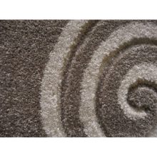 Floriana Nyírt Barna Krém Futószőnyeg 80 x 300 cm