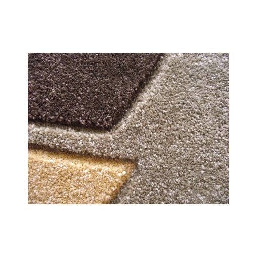 Floriana Nyírt Barna Krém Futószőnyeg 80 x 300 cm