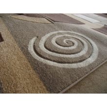 Floriana Nyírt Barna Krém Futószőnyeg 80 x 300 cm