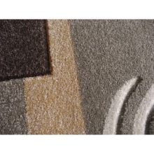 Floriana Nyírt Barna Krém Futószőnyeg 80 x 300 cm