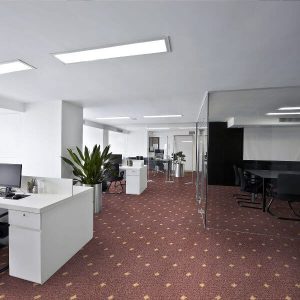   Dope irodai pöttyös padlószőnyeg barna 4 m vagy 5 m széles