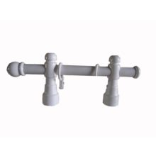 Zina Fehér egysoros fa karnis szett 125cm