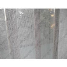 Fehérke Géz mintás Hófehér Organza Függöny csiptetős + bujtatós 300 x 250 cm