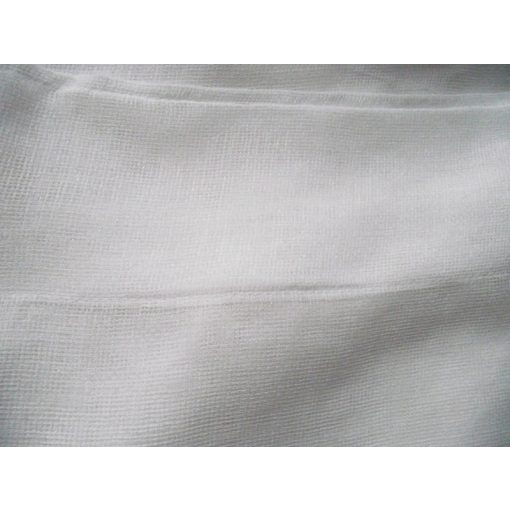 Fehérke Géz mintás Hófehér Organza Függöny csiptetős + bujtatós 300 x 250 cm