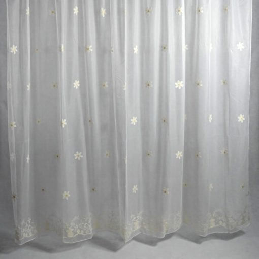 Déna Fehér Organza Függöny 250 x 300 cm
