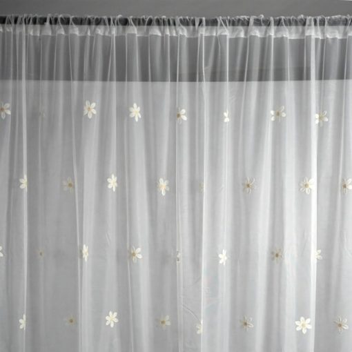 Déna Fehér Organza Függöny 250 x 300 cm