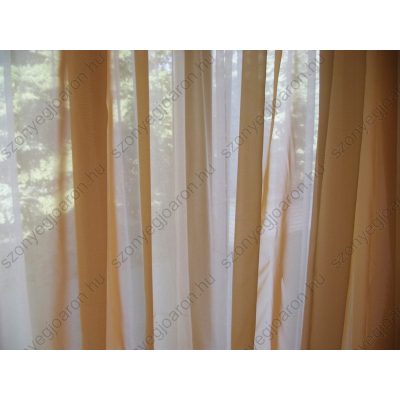 Narancs Organza kész Függöny Csíptetős +Bújtatós