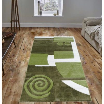 Green modern zöld szőnyeg 150 x 233 cm