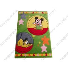 Zöld Mickey gyerekszőnyeg 150x230cm szőnyeg