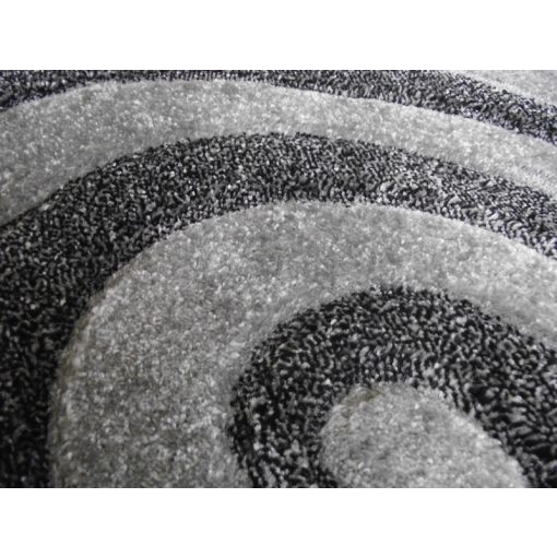 Colombo Szürke Fekete Nyírt szőnyeg 200 x 300 cm