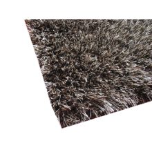 Margery barna-ezüst Shaggy Szőnyeg 200 x 300 cm