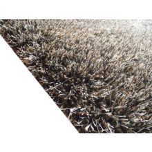 Margery barna-ezüst Shaggy Szőnyeg 200 x 300 cm