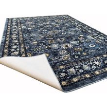 Zelinde klasszikus szőnyeg 120 x 170 cm kék bézs szürke