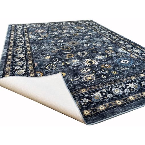 Zelinde klasszikus szőnyeg 120 x 170 cm kék bézs szürke