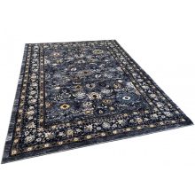 Zelinde klasszikus szőnyeg 120 x 170 cm kék bézs szürke