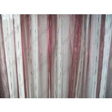 Bori Bordó Csíkos Organza Készfüggöny 250 x 250 cm